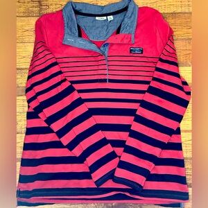 LL bean long sleeve rugby shirt  size xl
